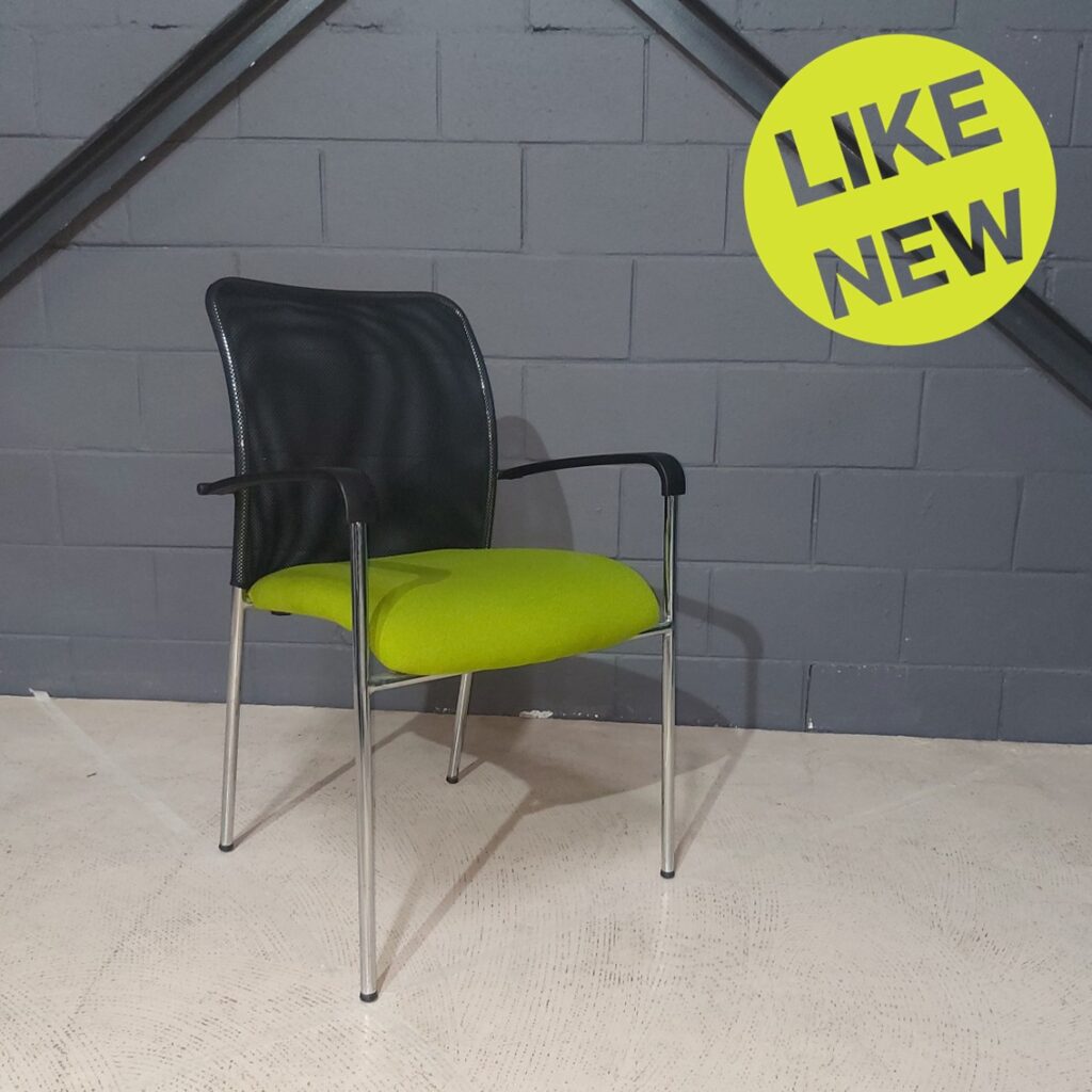 Used Armchair Mesh Chrome Frame Mamba