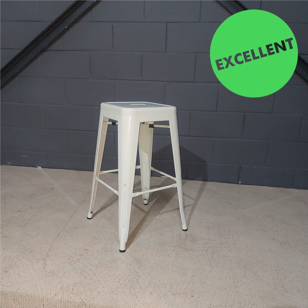 Used Kitchen Height Stool White