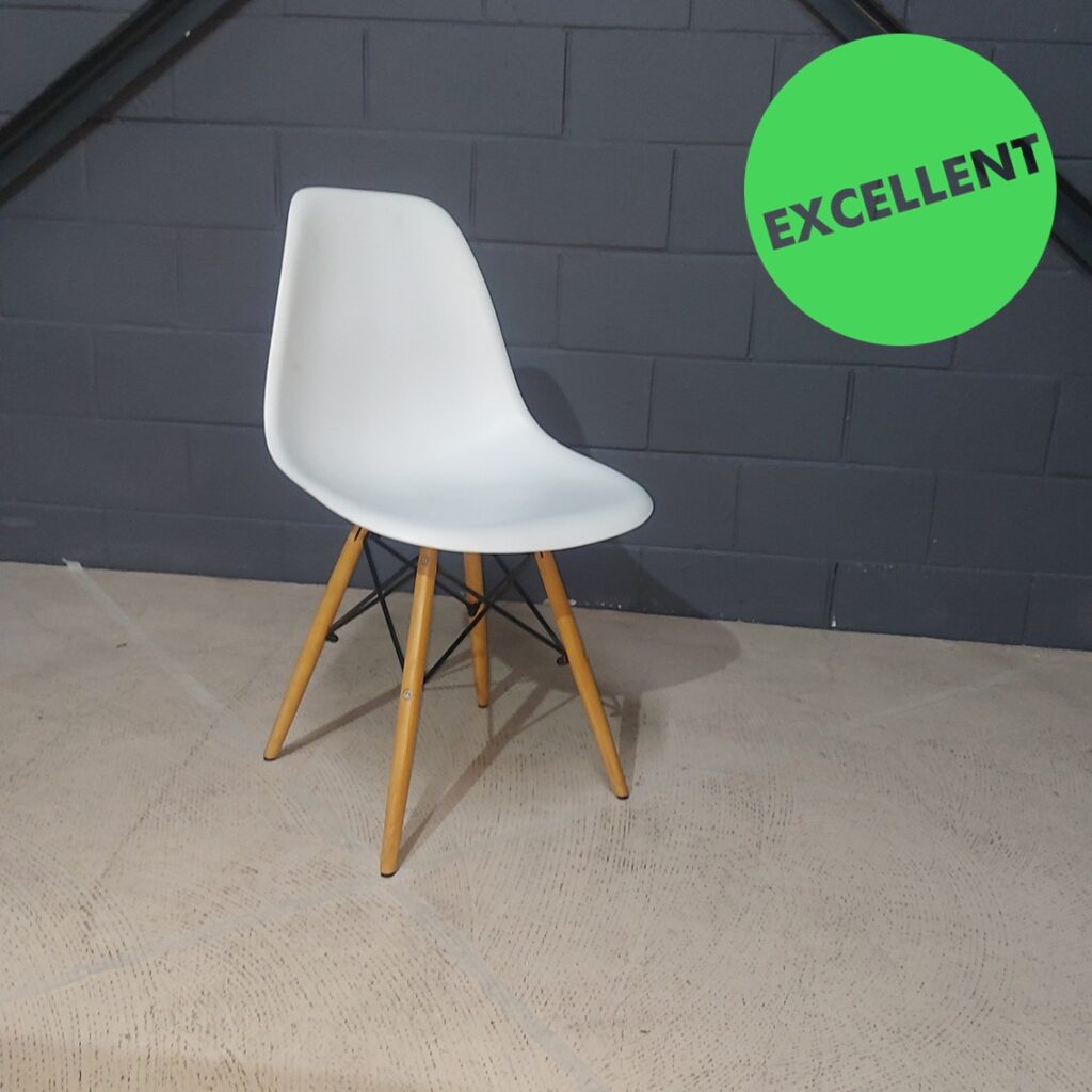 Used Dining Chair White Maple Eifel Base